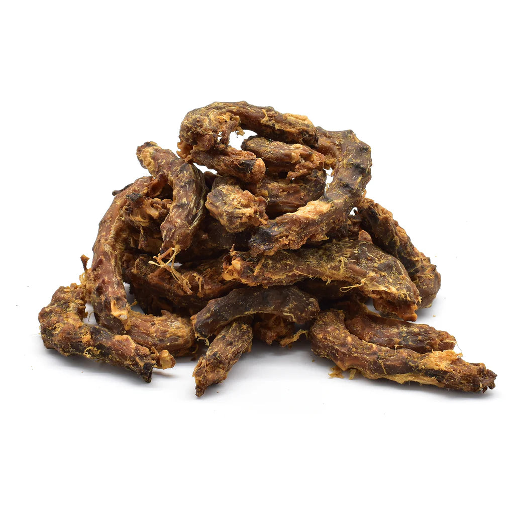 cou de poulet pour chiens friandise